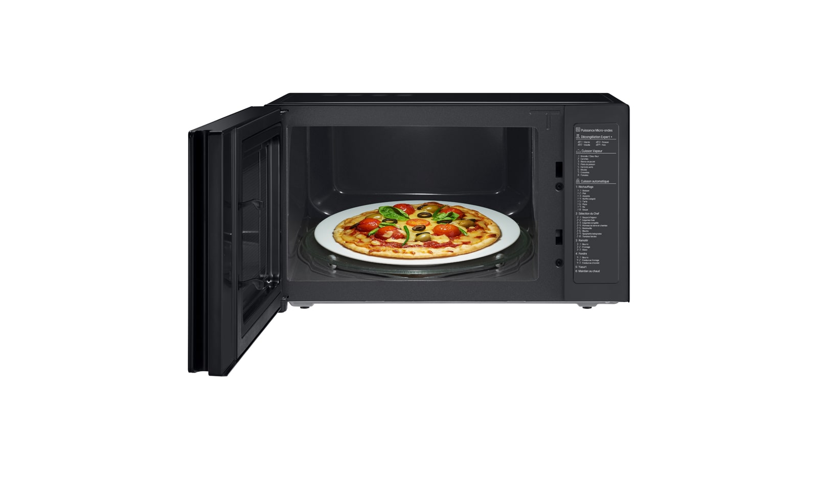 LG Micro-ondes solo | NeoChef | 32L | Design innovant | Tactile | Cocotte Vapeur, LG MS3265DDS